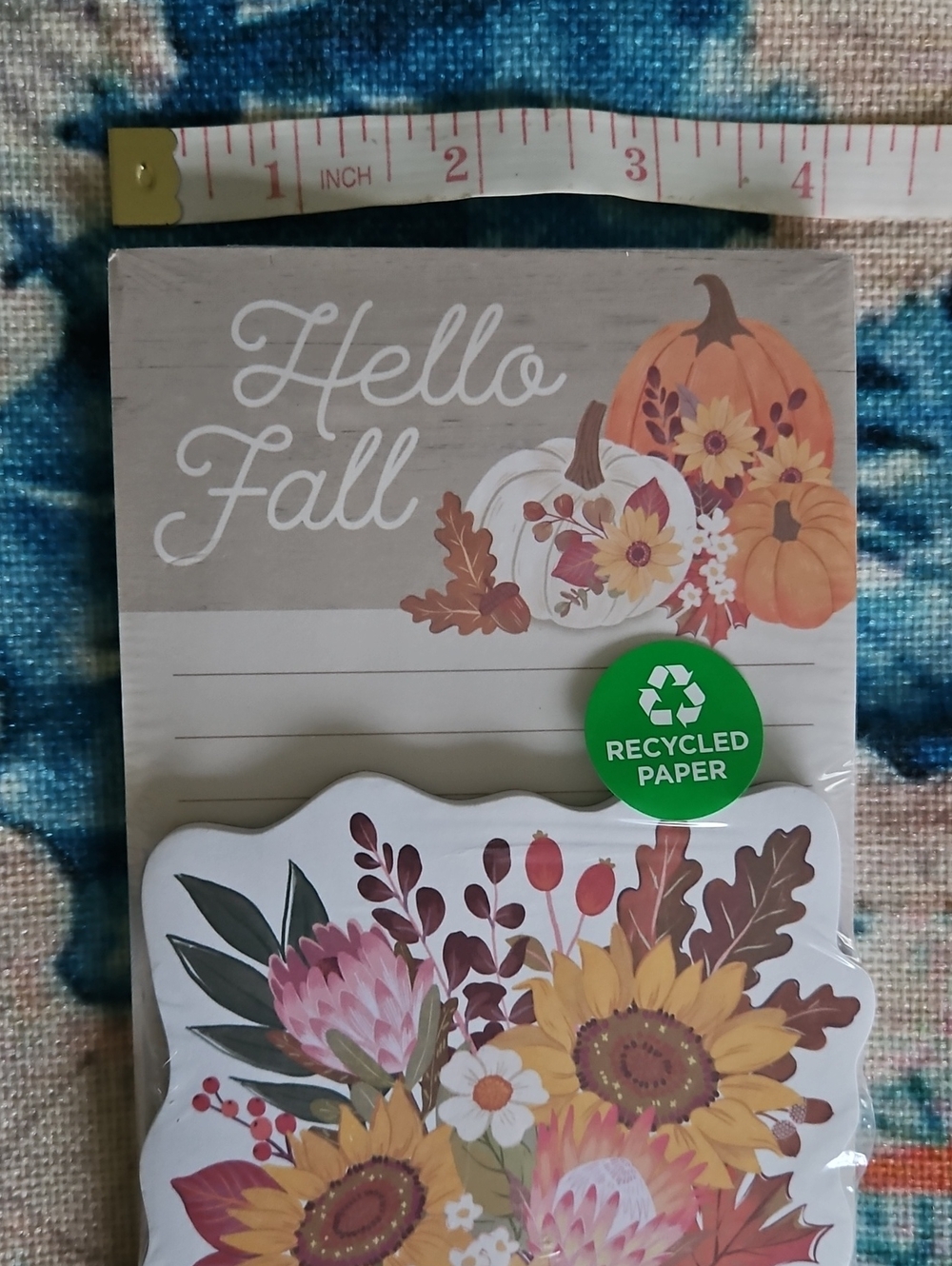 "Hello Fall" Floral Notepads - Picture 10 of 10